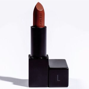 Lawless Forget the Filler Satin Cream Lipstick in Saddle- Rich 90s Brown